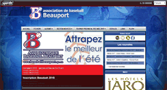 Desktop Screenshot of baseballbeauport.qc.ca